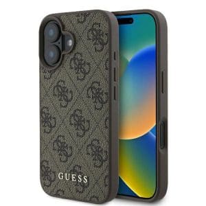 GUESS case for IPHONE 16 Plus GUHCP16MG4GFBR (PU 4G Classic) brown