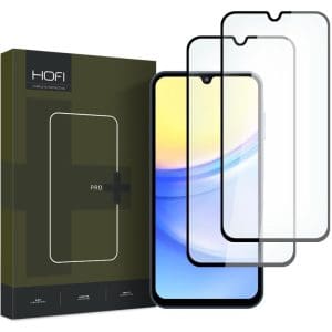 HOFI 2 PACK FULL FACE TEMPERED GLASS SAMSUNG A15 4G / 5G / A25 5G black