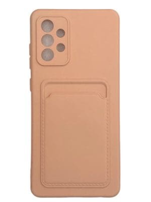 Hurtel Card Back Cover Σιλικόνης Ροζ (Samsung Galaxy A72)