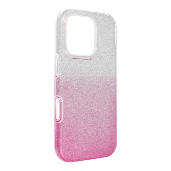 SHINING Case for IPHONE 16 Pro transparent pink