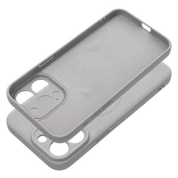 SILICONE MAG COVER case compatible with MagSafe for IPHONE 16 Pro Max titanium