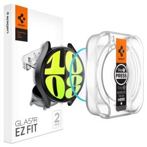 SPIGEN EZ FIT TEMPERED GLASS 2 PACK SAMSUNG GALAXY WATCH 7 40mm