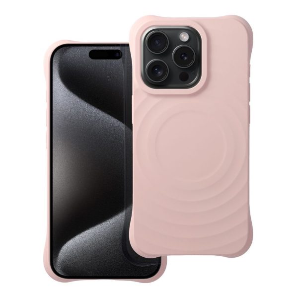 Silicone Zephyr Mag Cover compatible with MagSafe do IPHONE 16 PLUS pink