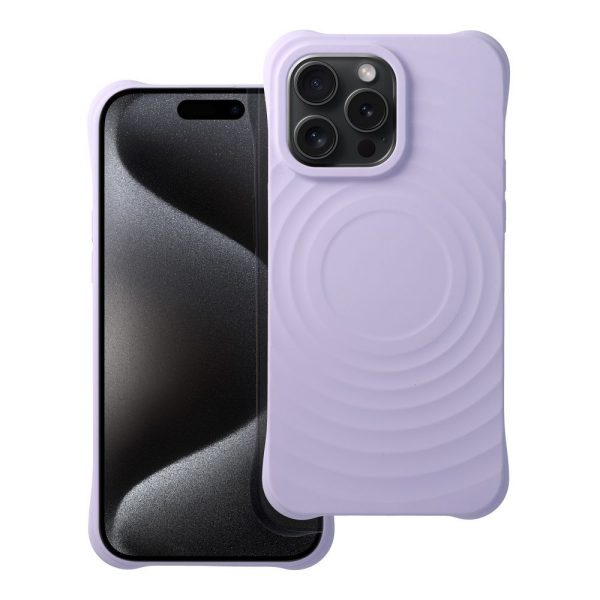 Silicone Zephyr Mag Cover compatible with MagSafe do IPHONE 16 PRO MAX lilac