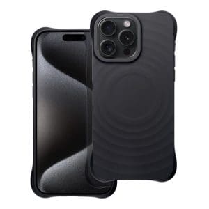 Silicone Zephyr Mag Cover compatible with MagSafe do IPHONE 16 PRO black