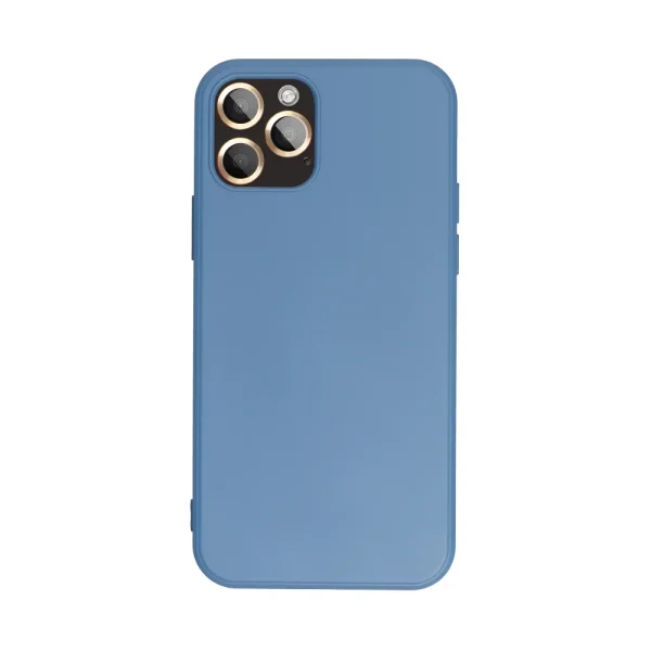 TechWave Soft Silicone case for iPhone 16 Pro navy blue