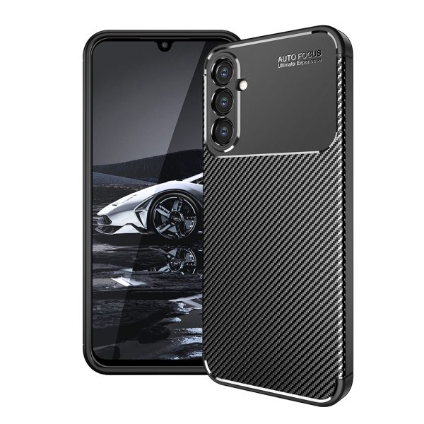 Techsuit - CarbonFiber - Samsung Galaxy A14 4G A14 5G - Black - 5949419161511