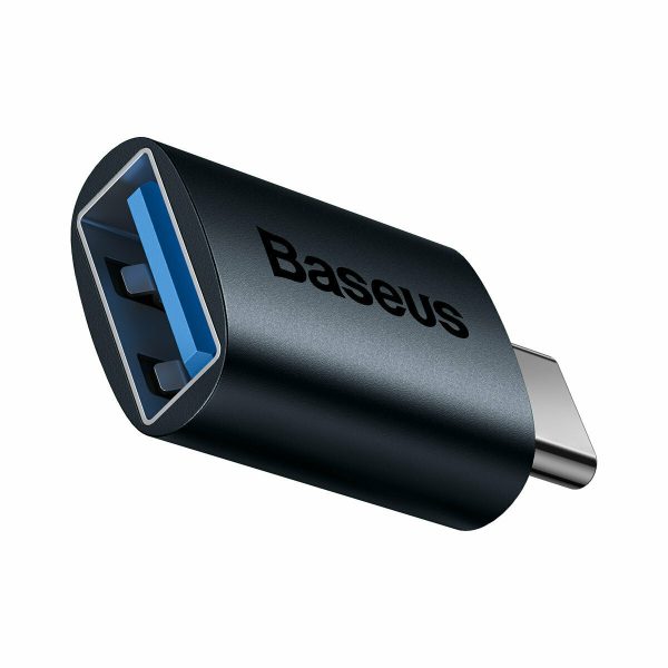 Baseus Ingenuity Μετατροπέας USB-C male σε USB-A female Μπλε - 6932172605650