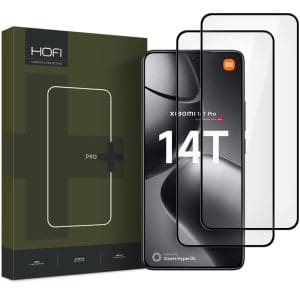 HOFI 2 PACK FULL FACE TEMPERED GLASS XIAOMI 14T / 14T PRO black