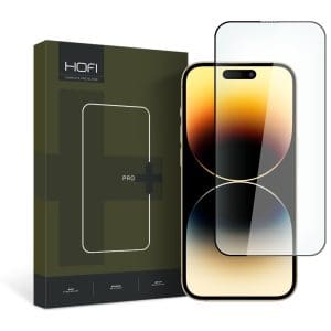 HOFI FULL FACE TEMPERED GLASS IPHONE 15 black