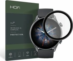 Hofi Hybrid Pro+ Full Face Tempered Glass Προστατευτικό Οθόνης για το Amazfit GTR 3 Pro - 9589046918810