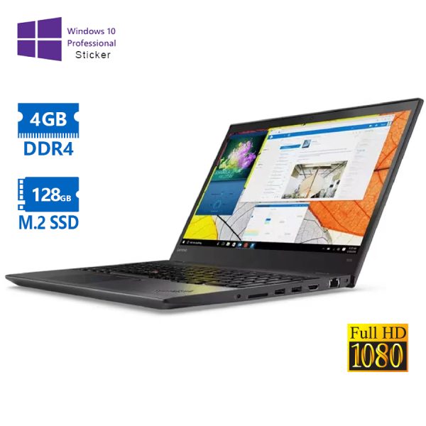 Lenovo (B) ThinkPad T570 i5-6300U/15.6"FHD/4GB DDR4/128GB M.2 SSD/No ODD/10P Grade B Refurbished Lap