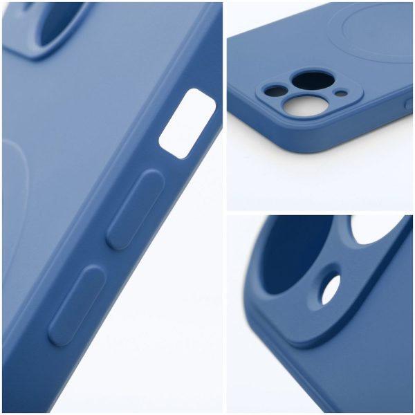 SILICONE MAG COVER case compatible with MagSafe for SAMSUNG A16 blue SILICONE MAG COVER case compatible with MagSafe for SAMSUNG A16 blue 1 1