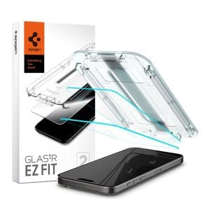 SPIGEN EZ FIT TEMPERED GLASS FC 2 PACK IPHONE 15 PRO