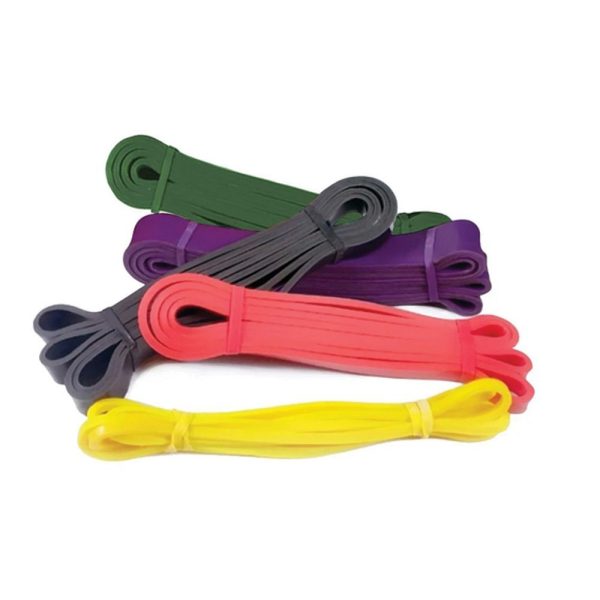 Set of resistance bands for excercises rehabilitation with different loads RC-K-291 5 pcs multicolor