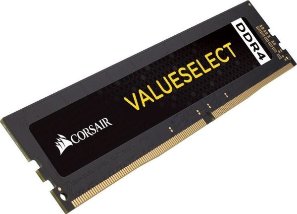 CORSAIR RAM DIMM XMS4 4GB CMV4GX4M1A2666C18, DDR4, 2666MHz, LATENCY 18-18-18-43, 1.20V, VALUE SELECT, BLACK, LTW.