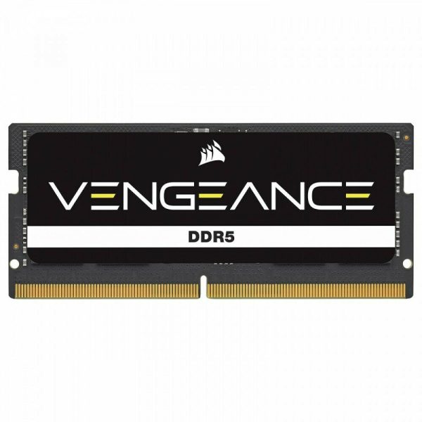 CORSAIR RAM SODIMM XMS5 24GB CMSX24GX5M1A4800C40, DDR5, 4800MHz, LATENCY 40-40-40-77, 1,1V, VENGEANCE, BLACK, LTW.