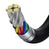 BASEUS cable Type C to Type C PD100W Power Delivery Superior Series Fast Charging CATYS-B01 1 meter black