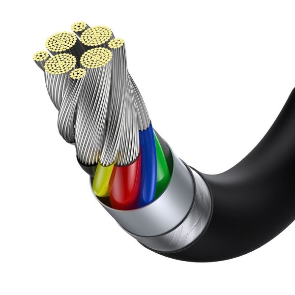 BASEUS cable Type C to Type C PD100W Power Delivery Superior Series Fast Charging CATYS-B01 1 meter black