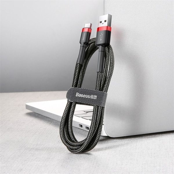 BASEUS cable USB Cafule to Type C 3A CATKLF-A91 0