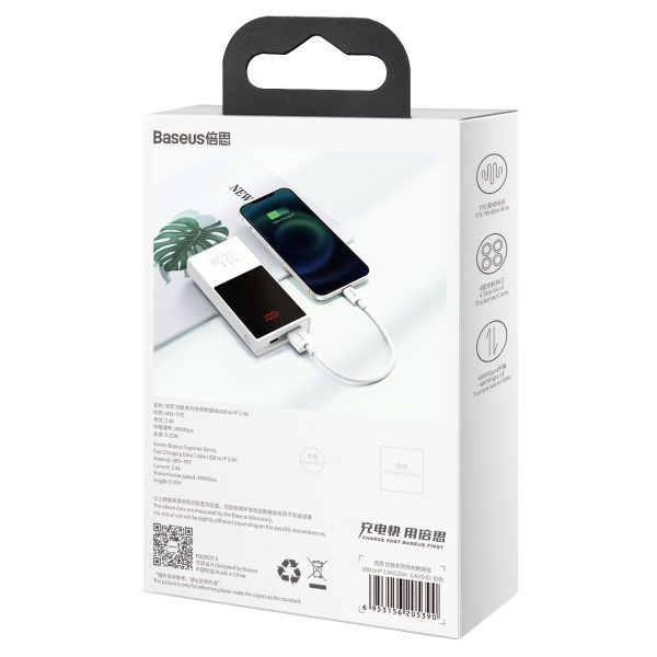 BASEUS cablel USB A to Apple Lightning 8-pin 2