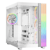BEQUIET PC CHASSIS LIGHT BASE 600 LX WHITE BGW68, MIDI TOWER ATX, ARGB LIGHTING, W/O PSU, 3x12CM SIDE LIGHT WINGS LX, 3x12CM REAR LIGHT WINGS LX, 3YW.