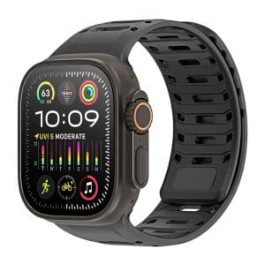 DUX DUCIS strap CS magnetic silicone for Apple Watch 42/44/45/46/49mm grey