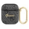 GUESS case for APPLE AirPods 1/2 GUA24GSMK (4G Script Metal Collection) gray