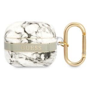 GUESS case for APPLE AirPods 3 GUA3HCHMAG (Marble Strap Collection) gray