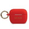 GUESS case for APPLE AirPods Pro GUACAPSILGLRE (Silicone Glitter) red