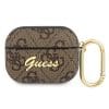 GUESS case for APPLE AirPods Pro GUAP4GSMW (4G Script Metal Collection) brown