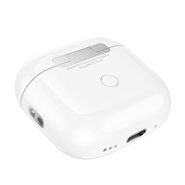 HOCO wireless earphones bluetooth with touch screen TWS EW73 white