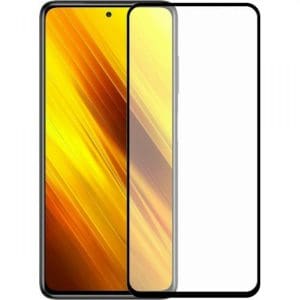 TechWave 5D Full Glue Tempered Glass for Xiaomi Poco X3 / X3 NFC / X3 Pro black