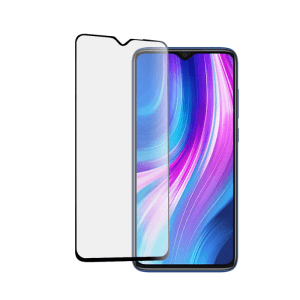 TechWave 5D Full Glue Tempered Glass for Xiaomi Redmi Note 8 Pro black