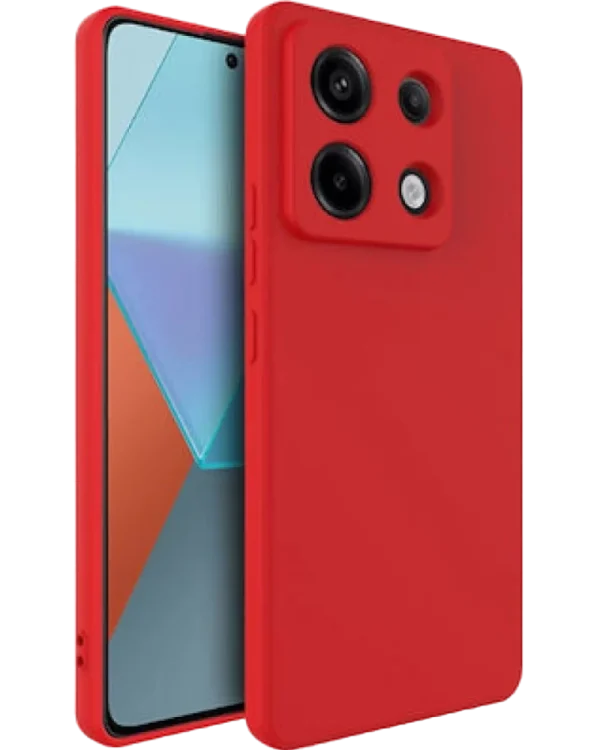 TechWave Soft Silicone case for Xiaomi Redmi Note 13 Pro 4G red