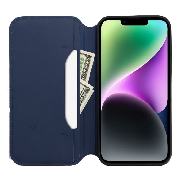 DUAL POCKET Book case for XIAOMI Redmi Note 14 5G navy