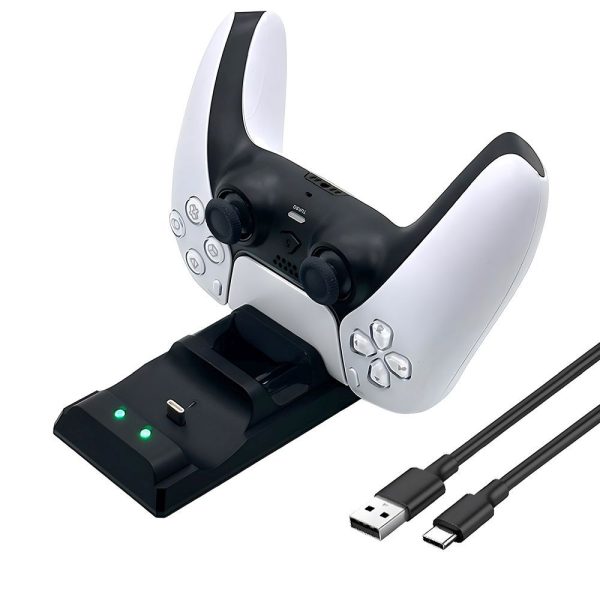 PS5 controller charging double dock charge P201 black