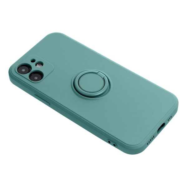 SILICONE RING case for XIAOMI Redmi Note 14 4G / 14 5G green