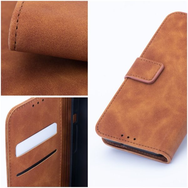 TENDER Book Case for XIAOMI Redmi NOTE 14 PRO 5G / Redmi NOTE 14 PRO PLUS 5G brown