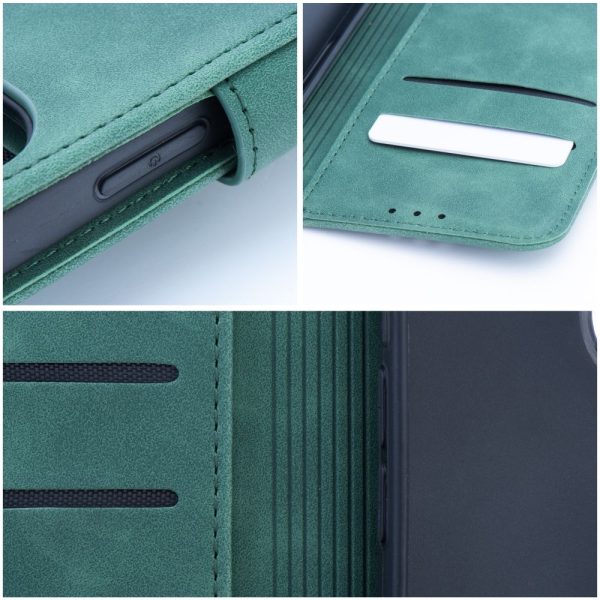 TENDER Book Case for XIAOMI Redmi NOTE 14 PRO 5G / Redmi NOTE 14 PRO PLUS 5G green