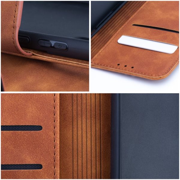 TENDER Book Case for XIAOMI Redmi Note 14 brown