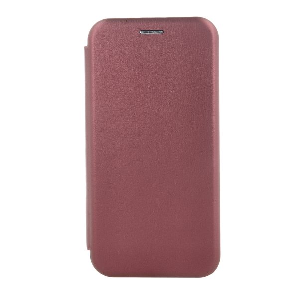 TechWave Curved Book case for Samsung Galaxy A16 burgundy