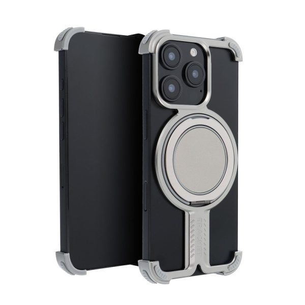 Case TITANIUM Bracket for IPHONE 15 PRO silver