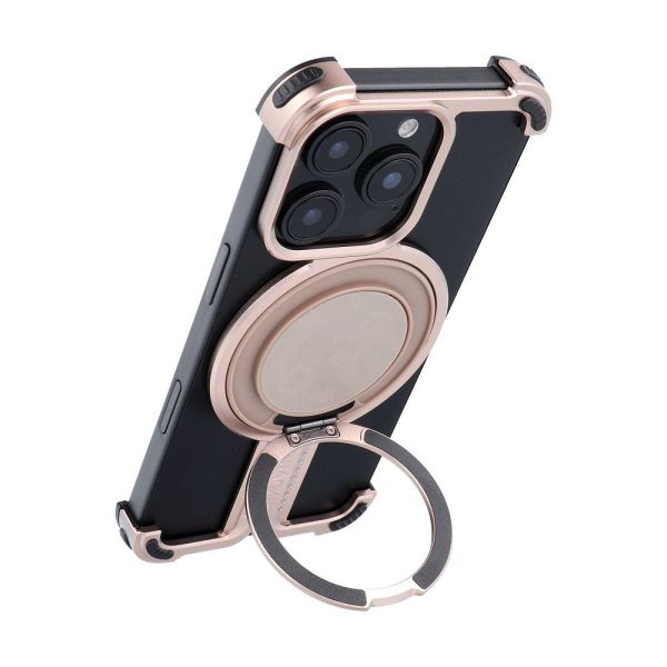 Case TITANIUM Bracket for IPHONE 15 desert gold