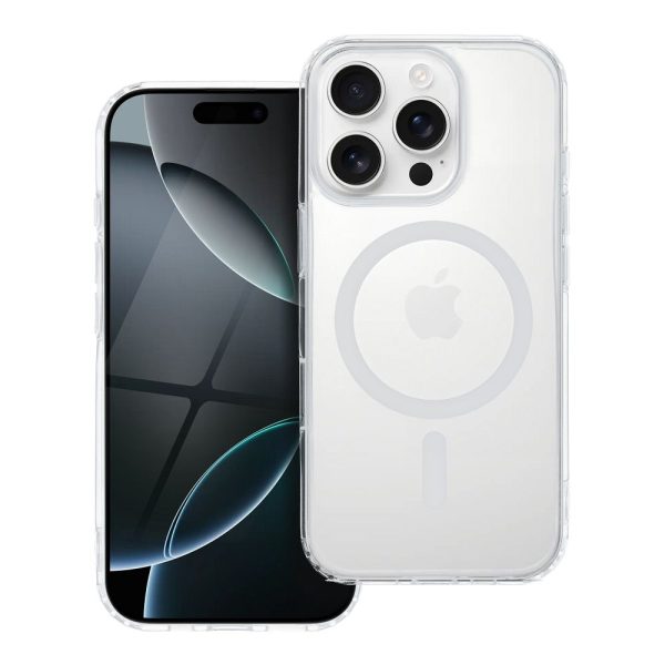 Drop Glue Colorful Ring Mag Cover compatible with MagSafe for IPHONE 11 PRO white