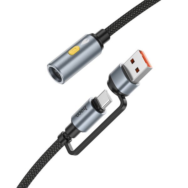 HOCO cable USB A / Type C to cigarete lighter UA38B 0
