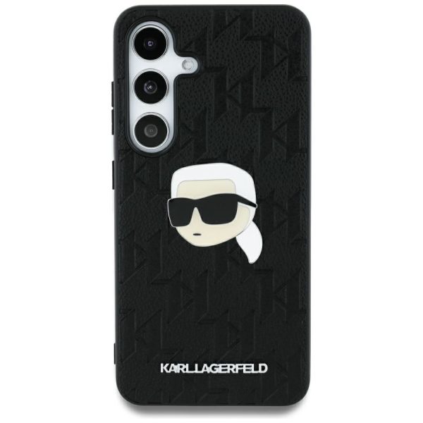 KARL LAGERFELD case for SAMSUNG S25 Ultra KLHCS25LPGKLKIPK (PU Monogram K. Head Pin) black