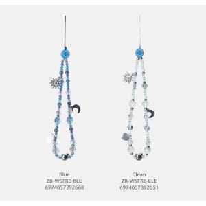ZUCK BEAR wrist strap FREDA BEADED blue