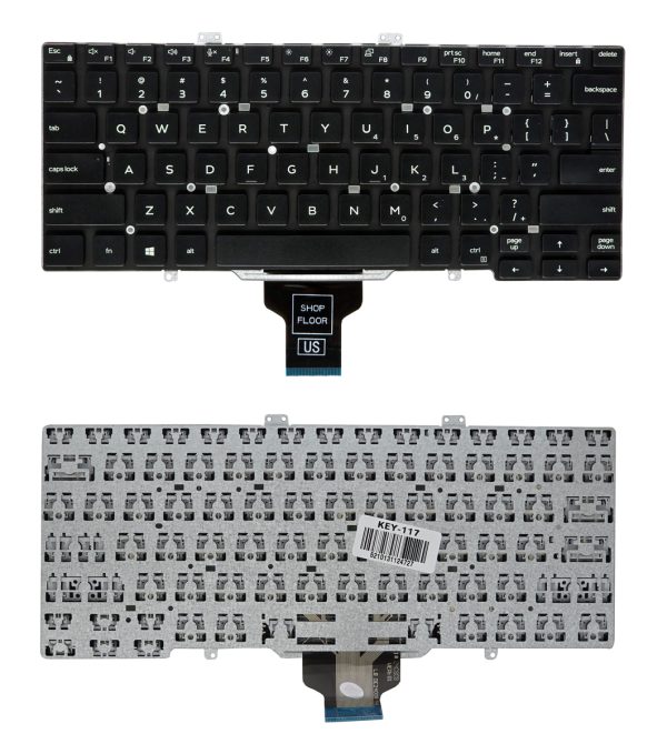 Πληκτρολόγιο για Dell Latitude 5400/5401/5411/5410/7400 KEY-117