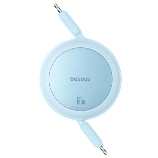 Baseus Free2Pull Mini Charging Cable USB-C to USB-C 60W 1m Galaxy Blue